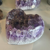 Amethyst Heart Large 2