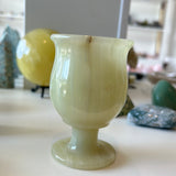 Green Calcite Cup