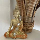 Gold & Orange Buddha Ornament