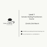 Level 1 Somatic healing practitioners course