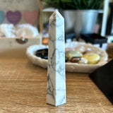 White Howlite Tower