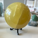 Lemon Calcite Sphere