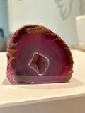 Pink Agate Geode