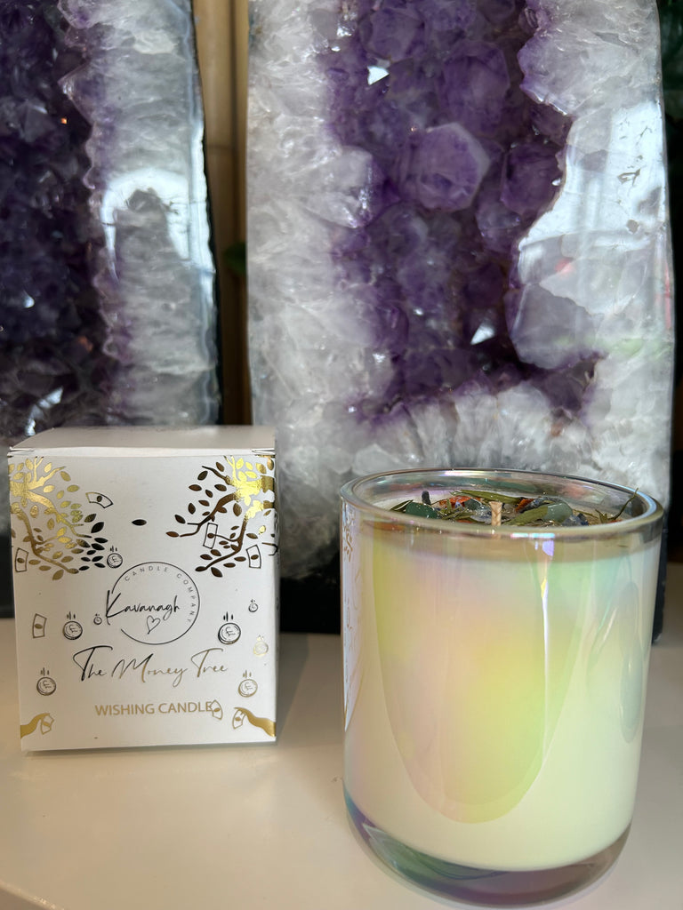 the money tree candle The Money Tree Wishing Candle – The Crystal Company London LTD