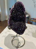 Amethyst on a stand 3