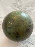 Ruby Fuchsite Sphere