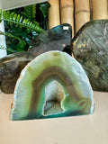 Green Agate Geode