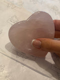 Rose Quartz Heart Dish