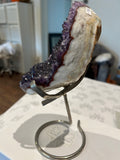 Amethyst on a stand 3