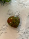 Unakite Heart Crystal