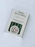 CEDAR & PINE WINTER RITUAL SPELL CANDLES