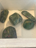 Ruby/Fuchsite Tumble Stone