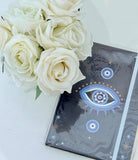 ALL SEEING EYE A5 NOTEBOOK WITH CRYSTAL CHIP PEN