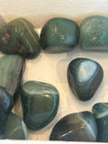 Green Agate Tumblestone