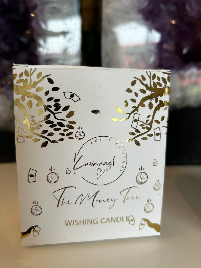 the money tree candle The Money Tree' Wishing Candle – The Crystal Company London LTD