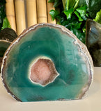 Green Agate Geode