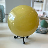 Lemon Calcite Sphere