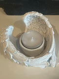 Angel Wing Dish Candle Holder