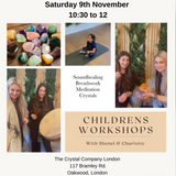 Children’s Crystal workshop. November 9th. 10:30 to 12.