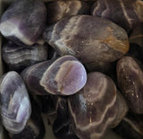 Chevron Amethyst Tumblestone