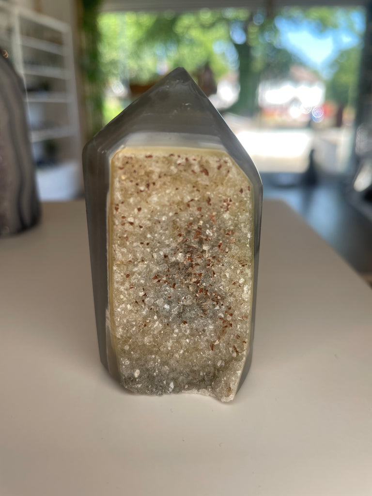 Druzy Agate Tower 2