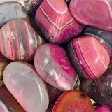 Pink Agate Tumble Stone