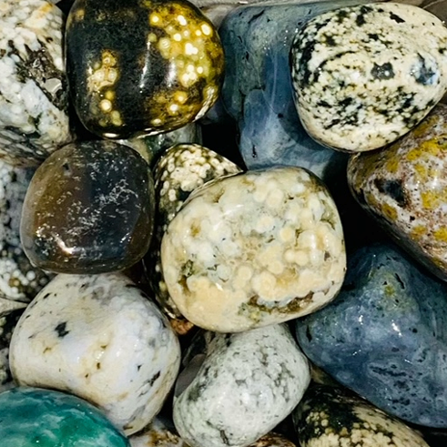 Ocean Jasper Tumble Stone
