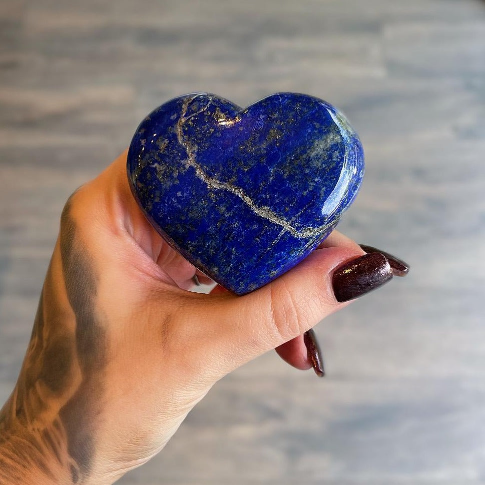 Lapis Lazuli Heart Large