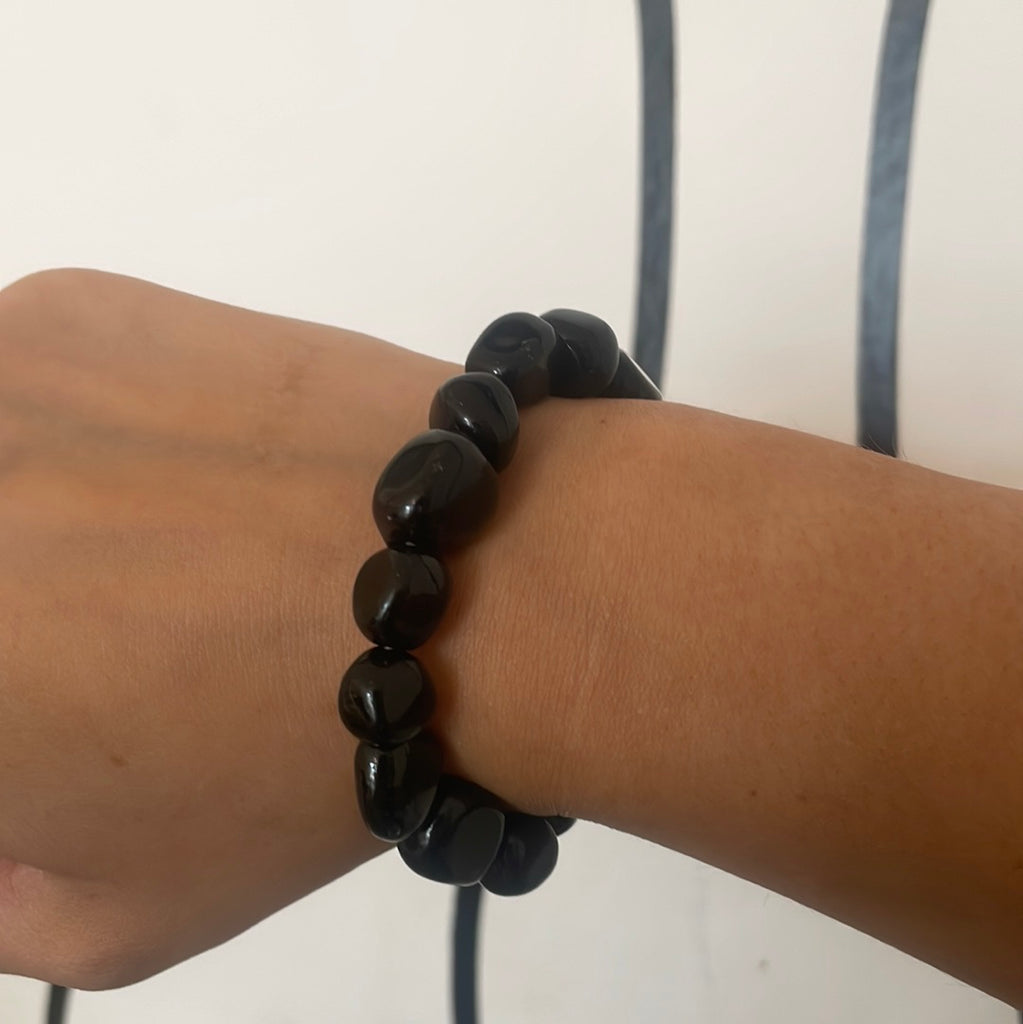 Black Obsidian Bracelet Large