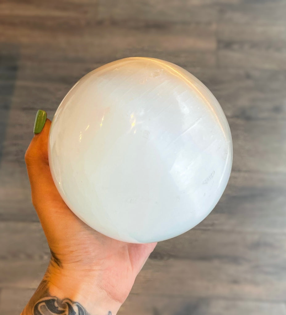 Selenite Sphere Large
